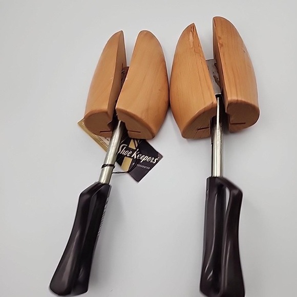 Wooden Plastic Metal Shoe Tree Stretcher Rochester Shoekeepers size 5 NWT - Picture 5 of 6